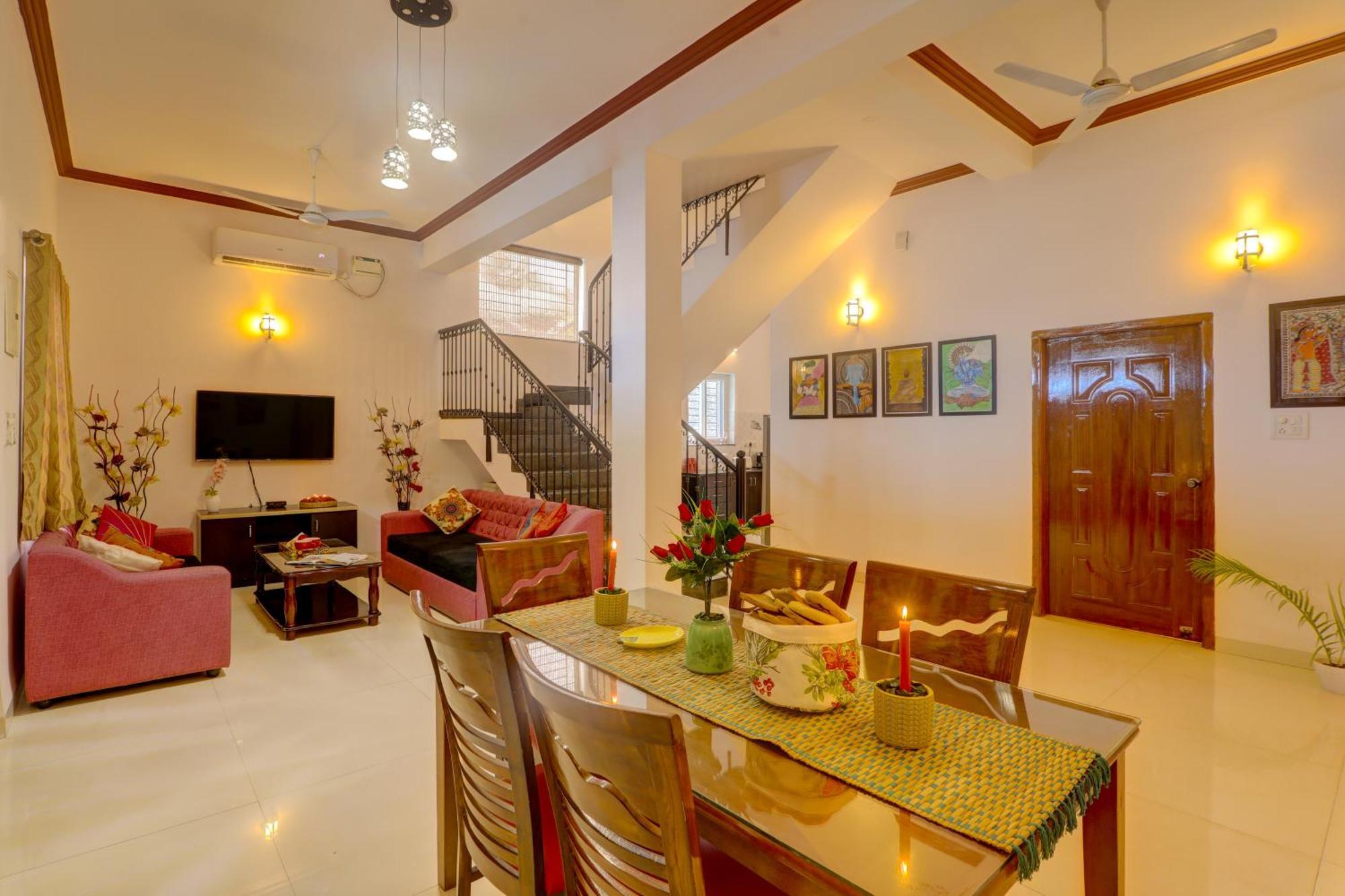 Jaqk Holidays - 9Bhk Villa For Big Groups, Private Pool-Wifi-Cartaker-Parking, North Goa Бага Екстериор снимка